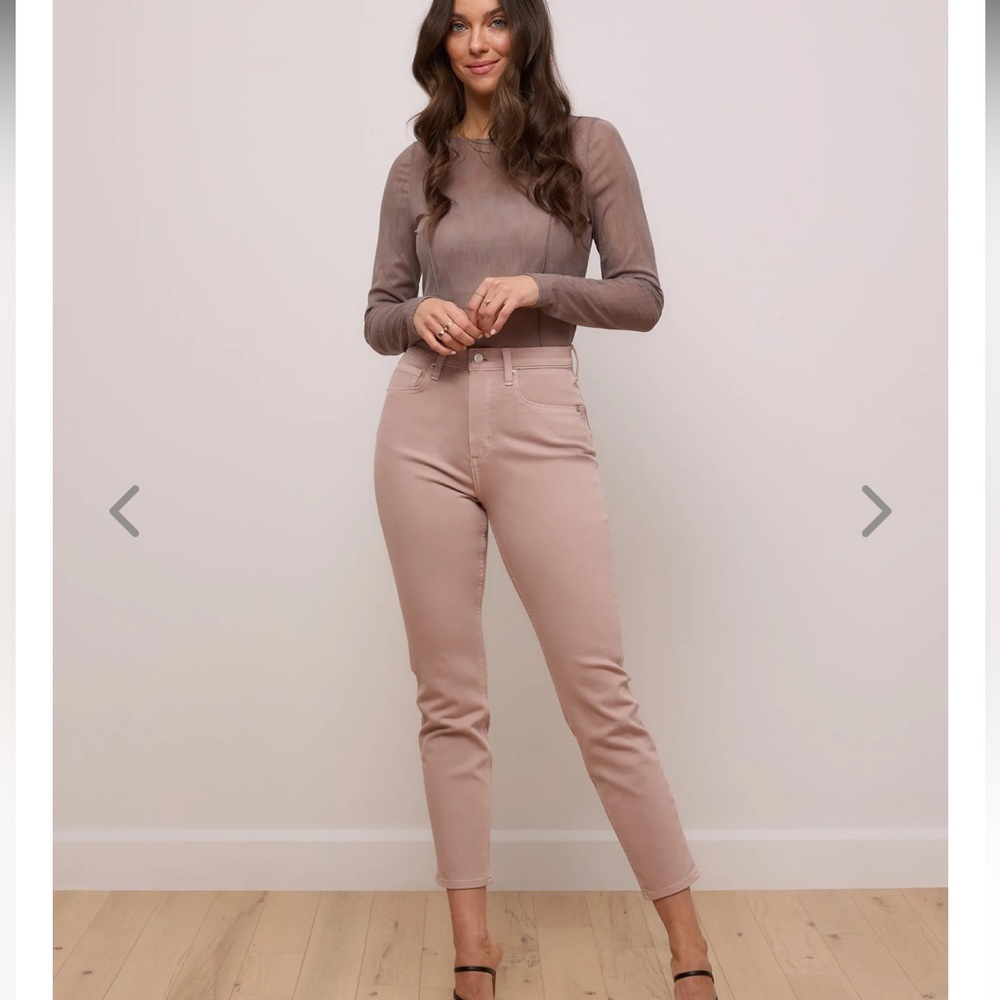 Dusty pink corduroy jeans